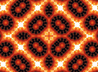 Image showing Abstract flower pattern