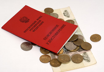 Image showing Money and pension sertificate