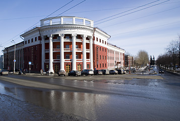 Image showing Severnaya Hotel in the center of Petrozavodsk city