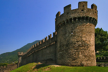 Image showing old brown castle