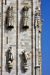 Image showing  church in milan  sky