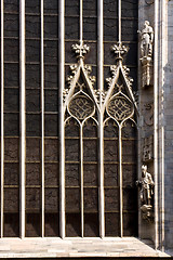 Image showing  milan and rose window