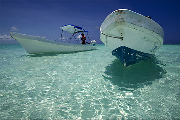 Image showing relax two boats 