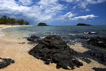 Image showing  isle people palm  rock stone branch hill 