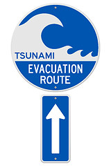 Image showing Tsunami Evacuation Route