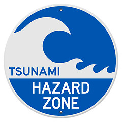 Image showing Tsunami Hazard Zone
