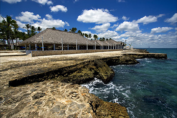 Image showing republica dominicana coastline  peace 