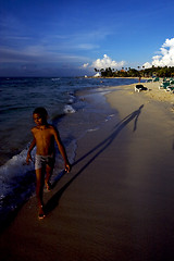 Image showing republica dominicana tourist child  