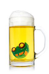 Image showing Car in a glass of beer