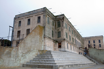 Image showing Exercise yard at Alcatraz
