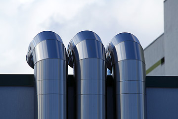 Image showing Pipes of ventilation