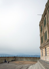 Image showing Exercise yard at Alcatraz