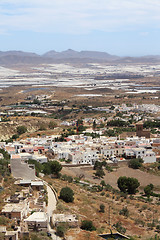 Image showing Typical Andalusian village in the south of Spain.