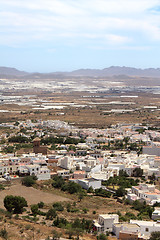 Image showing Typical Andalusian village in the south of Spain.