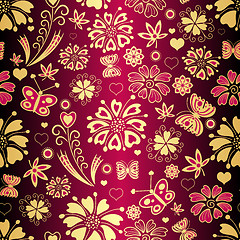 Image showing Seamless valentine pattern