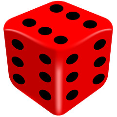 Image showing Red dice