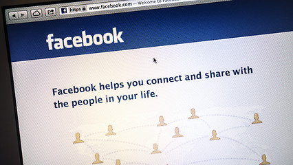 Image showing facebook