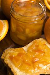 Image showing Homemade orange Jam