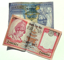 Image showing Nepali money