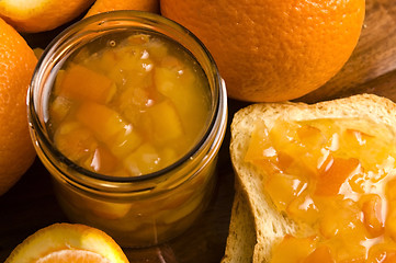 Image showing Homemade orange Jam