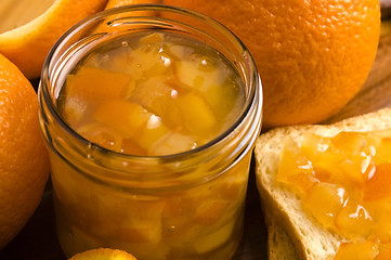 Image showing Homemade orange Jam