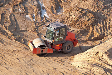 Image showing Road-roller.