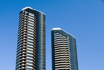 Image showing Modern skyscrapers