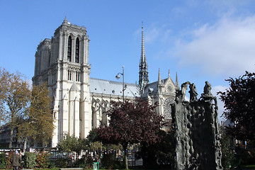 Image showing Notre Dame Cathedral, Paris