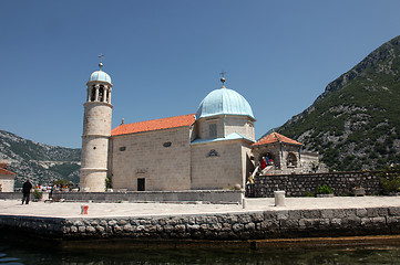Image showing Church of Our Lady of the Rocks, Perast, Montenegro