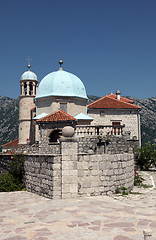 Image showing Church of Our Lady of the Rocks, Perast, Montenegro