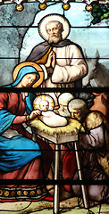 Image showing Nativity Scene, Adoration of the Shepherds