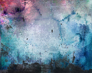 Image showing grunge texture with paint splash