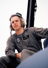 Image showing Fighter pilot.