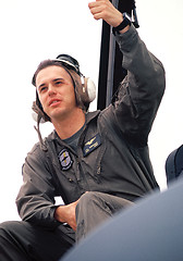 Image showing Fighter pilot.