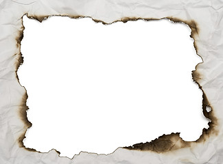 Image showing burnt frame