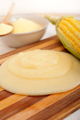 Image showing polenta corn mais flour cream