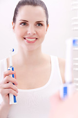 Image showing dental hygiene perfect smile