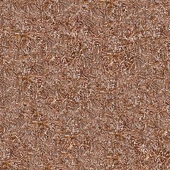 Image showing Seamless Texture of Brown Decorative Plaster Wall.