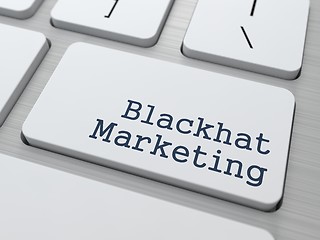 Image showing Blackhat Marketing  Concept.