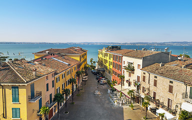 Image showing Citadel Sirmion on Garda lake