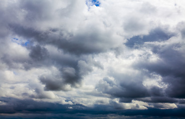 Image showing stormy sky