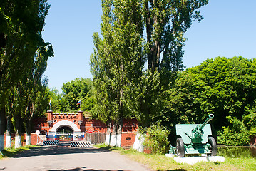Image showing Main gate to old star fortress in baltysk