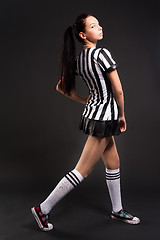 Image showing Sexy Soccer Referee