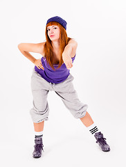 Image showing Pretty hip-hop dancer