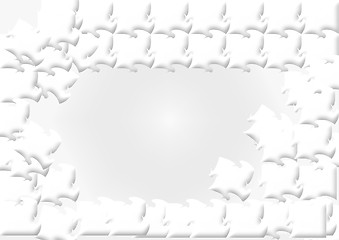 Image showing white  puzzles