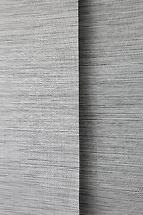 Image showing Black, grey and white colored blinds