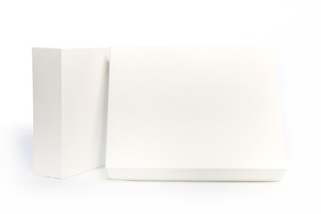 Image showing Rectangular white boxes on white background