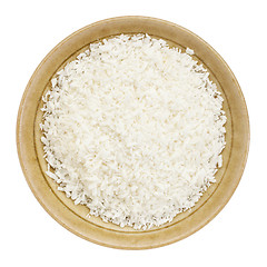 Image showing shredded coconut flakes