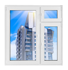 Image showing Plastic window