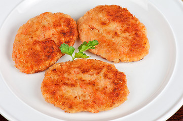 Image showing carrot cutlets with apples